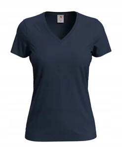 Koszulka damska T-shirt damski Stedman V-neck ST2700 Blue Midnight M - Koszulki i topy damskie - miniaturka - grafika 1