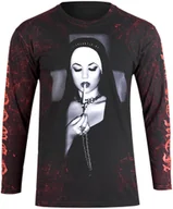 Koszulki męskie - longsleeve AMENOMEN - SMOKING NUN (OMEN078LO ALLPRINT RED)-L - miniaturka - grafika 1