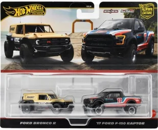 Hot Wheels Premium 2-pak pojazdów HRR77 - Samochody i pojazdy dla dzieci - miniaturka - grafika 1