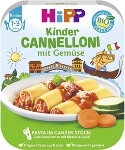 HiPP, Bio, oryginalny włoski makaron cannelloni z warzywami, 250 g - Dania dla dzieci - miniaturka - grafika 1