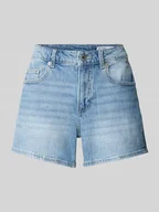 Spodenki damskie - Szorty jeansowe o kroju regular fit z mieszanki bawełny model ‘TESS’ - miniaturka - grafika 1