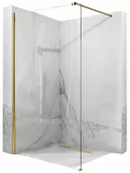 Ścianki i drzwi prysznicowe - Rea Ścianka prysznicowa AERO 110x195cm GOLD K8441 K8441 - miniaturka - grafika 1