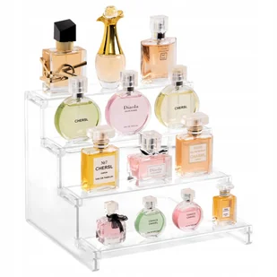 4-poziomowy przeźroczysty stojak na perfumy desery babeczki organizer 1szt - Biżuteria - akcesoria - miniaturka - grafika 1
