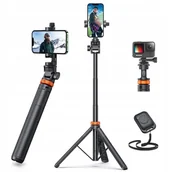 Selfie stick - KIJEK SELFIE STICK TRIPOD STATYW PILOT BLUETOOTH - miniaturka - grafika 1