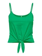 Koszulki i topy damskie - ONLY Kobiety ONLMAY S/L Short Knot Box JRS Top, Kelly Green, XS, zielony (Kelly Green), XS - miniaturka - grafika 1