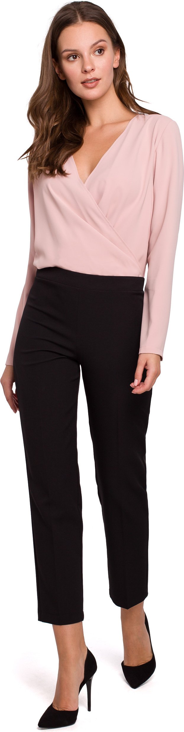 Eleganckie spodnie damskie Makover K035 czarne XL