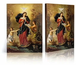 Ikona religijna Matka Boża Rozwiązująca Węzły - Ikony i obrazy sakralne - miniaturka - grafika 1
