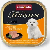 Mokra karma dla psów - Animonda vom Feinsten Junior Drób i Serca Indyka 150gx 24 szt - miniaturka - grafika 1