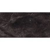 Płytki ceramiczne - Mexen Merison Black gres szkliwiony rekt. G1, płytka podłogowo-ścienna 120 x 60 cm, wysoki połysk - TL203-120-060-00 - miniaturka - grafika 1