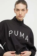 Kurtki damskie - Puma kurtka treningowa Fit Move kolor czarny przejściowa oversize 524816 - miniaturka - grafika 1