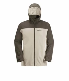 Męska kurtka 3w1 Jack Wolfskin TAUBENBERG 3IN1 JKT M seal - Kurtki męskie - miniaturka - grafika 1
