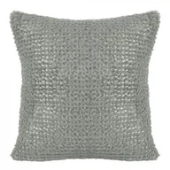 Poszewki na poduszki - Poszewka dekoracyjna D91 HAVANA 40 x 40 cm popielato-srebrna - miniaturka - grafika 1