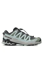 Buty trekkingowe damskie - Salomon Trekkingi Xa Pro 3D V9 L47272900 Szary - miniaturka - grafika 1