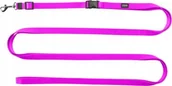 Smycze dla psów - Chaba CHABA SMYCZ SPACEROWA Z PASEM BIODROWYM 10mm/4m FUKSJA - miniaturka - grafika 1