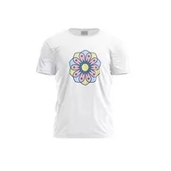 Koszulki męskie - Green Fish, T-shirt męski z nadrukiem cyfrowym,% 100 bawełna, biały, swobodny, męski top, rozmiar: L, biały, L - miniaturka - grafika 1