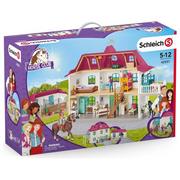 Figurki dla dzieci - Schleich dom duży ze stajniami akcesoriami i figurkami ruchomymi - miniaturka - grafika 1