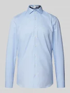 Koszule męskie - Koszula biznesowa o kroju slim fit z listwą guzikową - miniaturka - grafika 1