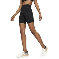 Spodenki damskie - Nike - W Nk DF Go HR 8in Short, szorty damskie - miniaturka - grafika 1