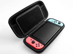 Etui futerał pokrowiec Alogy do konsoli Nintendo Switch Niebieskie 02 + Szkło - Akcesoria do Nintendo - miniaturka - grafika 2