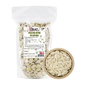 Ziarna i nasiona roślin strączkowych - Pestki Dyni W Łupinie 500G - miniaturka - grafika 1