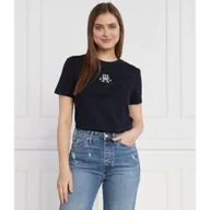 Koszulki i topy damskie - Tommy Hilfiger T-shirt REG VARSITY IMD NY C-NK SS | Regular Fit - miniaturka - grafika 1