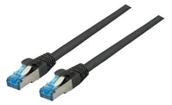 Kable miedziane - EFB Elektronik K5525FSW.1,5 kabel sieciowy Czarny 1,5 m Cat6a S/FTP (S-STP) K5525FSW.1,5 - miniaturka - grafika 1
