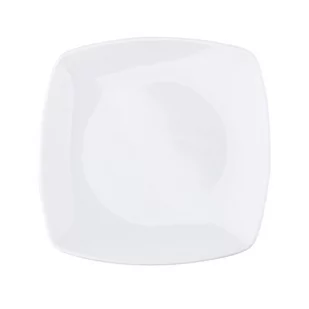 MariaPaula Talerz deserowy porcelana Moderna Biała 18 cm kwadratowy - Talerze - miniaturka - grafika 1