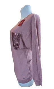 Guess Jeans Bluza Damska Bez Kaptura, Rozmiar S Oryginał - Bluzki damskie - miniaturka - grafika 1