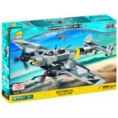 Klocki - Cobi klocki Klocki Small Army 370 elementów Messerschmitt Bf 110C niemiecki ciężki samolot myśliwski GXP-624247 - miniaturka - grafika 1