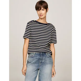 Tommy Hilfiger Bluzka | Loose fit - Bluzki damskie - miniaturka - grafika 1