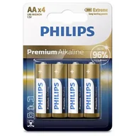 Baterie i akcesoria - Philips Premium Alkaline AA 4 szt (LR6M4B/10) - miniaturka - grafika 1