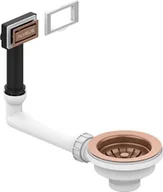 Syfony - Odpływ ALVEUS MONARCH ODPŁYW PRZELEW HALB RAMKA BLASZKA miedź PVD (1144846) - miniaturka - grafika 1