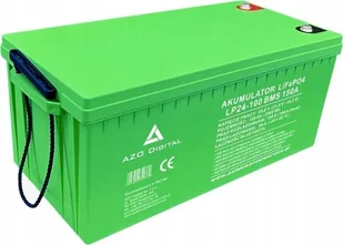 AZO Digital Akumulator LiFePO4 LP24-100 100Ah 24V 150A Bluetooth mata grzewcza - Ładowarki i akumulatory - miniaturka - grafika 1