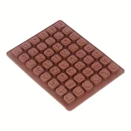 Rękodzieło - TEMU 1 szt. Silikonowy formarius do samodzielnego robienia mydła, świec i czekolady - kwadratowy kubek z numerami i literami, odporny na wysokie - miniaturka - grafika 1