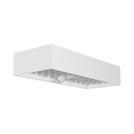 Lampy ogrodowe - Kinkiet Zewnętrzny Solarny V-Tac 6W Czujnik Ruchu Biały Vt-406 4000K 900Lm - miniaturka - grafika 1