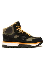 Buty dla chłopców - Timberland Trzewiki Trail Trekker Mid Gtx GORE-TEX TB0A269R0151 Czarny - miniaturka - grafika 1