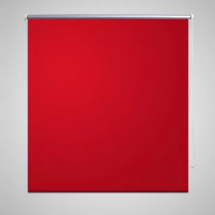vidaXL vidaXL Roleta okienna zaciemniajca czerwona 120 x 175 cm - Rolety - miniaturka - grafika 1
