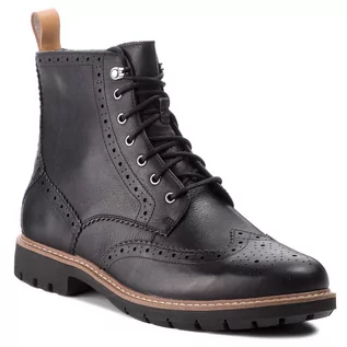 Kozaki damskie - Kozaki Clarks - Batcombe Lord 261348577 Black - grafika 1