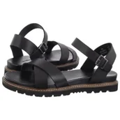 Sandały damskie - Sandały Czarne 76196-51 (WO283-a) Wojas - miniaturka - grafika 1