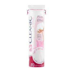 Cleanic Harper Hygenics Pure Effect Soft Touch Płatki kosmetyczne 80 sztuk - Waciki, płatki i patyczki kosmetyczne - miniaturka - grafika 2