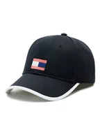 Czapki dla dzieci - Tommy Hilfiger Czapka z daszkiem Flag AU0AU01732 Czarny - miniaturka - grafika 1