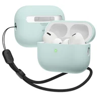 Inne akcesoria audio-wideo - ELAGO Etui Case Silikonowy na AirPods Pro 2 ze smyczką Mint Green - miniaturka - grafika 1