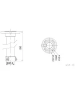 Alarmy - Hikvision DS-1662ZJ uchwyt sufitowy przeznaczony - miniaturka - grafika 1