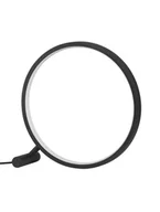 Lampy stojące - TUCUMAN LE44518 Lampa stołowa okrągła aluminiowa czarna zintegrowane LED 12W - miniaturka - grafika 1