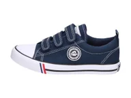 Trampki męskie - Granatowe trampki dziecięce AMERICAN LH31 LH32 LH33 LH34 LH13 - American Club - miniaturka - grafika 1