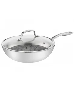 Tefal wok pan Eternal Mesh 28cm Inox/Kolor: CZARNY - Akcesoria i części AGD - miniaturka - grafika 1