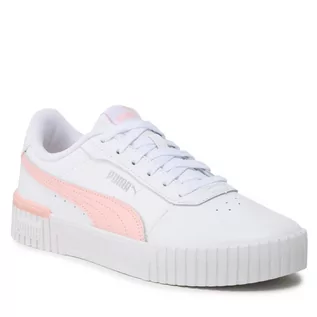 Buty dla dziewczynek - Sneakersy Puma Carina 2.0 Jr 38618509 Biały - grafika 1