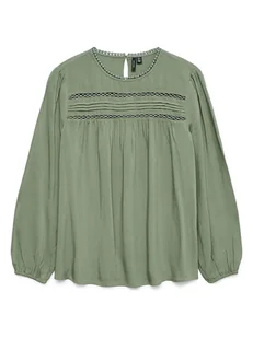 Vero Moda Bluzka w kolorze zielonym - Bluzki damskie - miniaturka - grafika 1