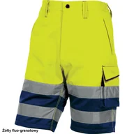 Odzież robocza - Delta Plus Ostrzegawcze spodnie bermudy robocze z poliestru i bawełny PHBE2OMPT PHBE2OMPT - miniaturka - grafika 1