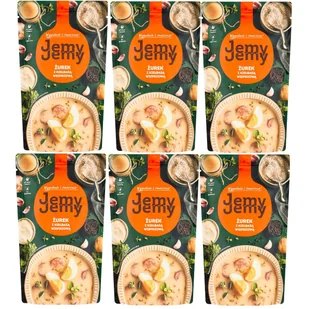 JemyJemy Żurek z kiełbasą wieprzową 450 g  x 6 sztuk - Szybkie dania obiadowe - miniaturka - grafika 1